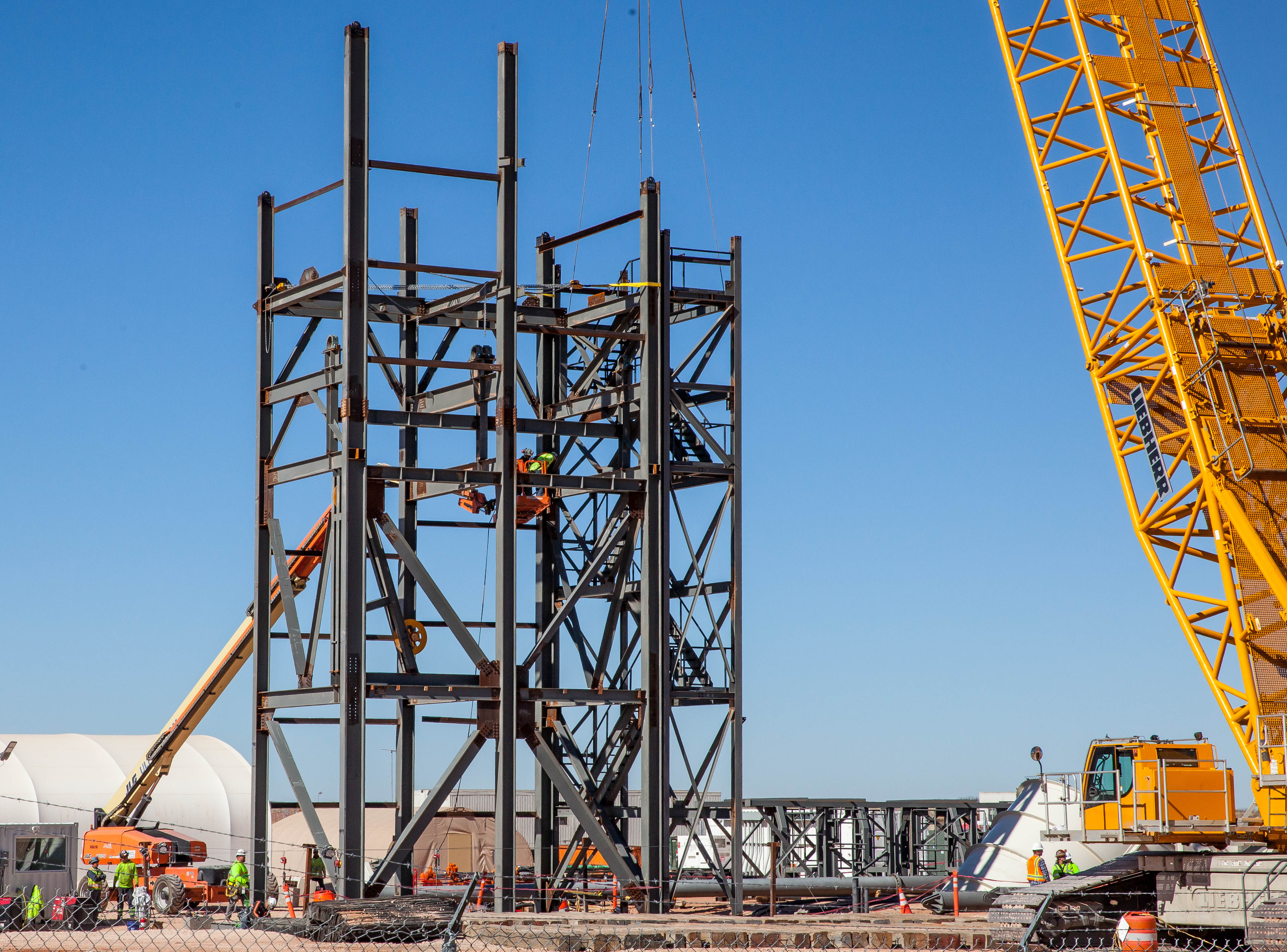 Headframe construction